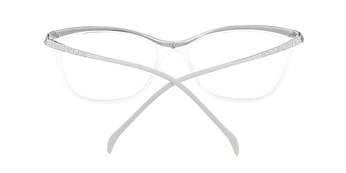 Clear Oval Unique Gorgeous Spring Hinges Super Light Eyeglasses | WhereLight