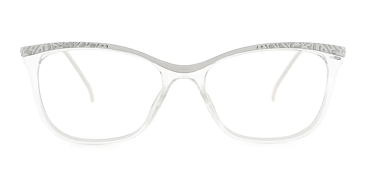 Clear Oval Unique Gorgeous Spring Hinges Super Light Eyeglasses | WhereLight