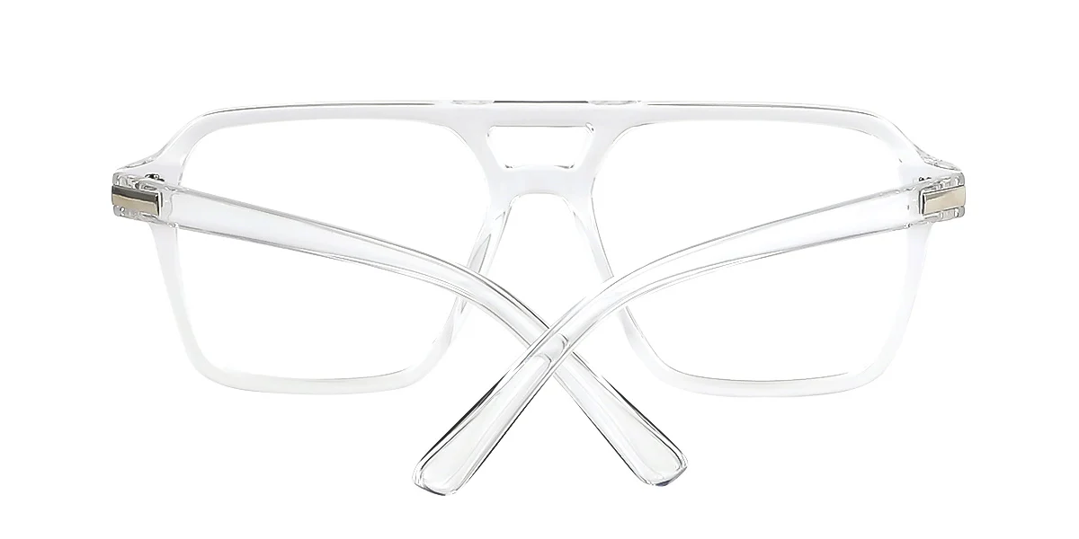 Clear Aviator Simple  Eyeglasses | WhereLight