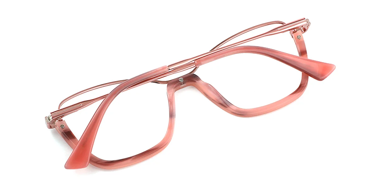Pink Butterfly Simple Spring Hinges Eyeglasses | WhereLight