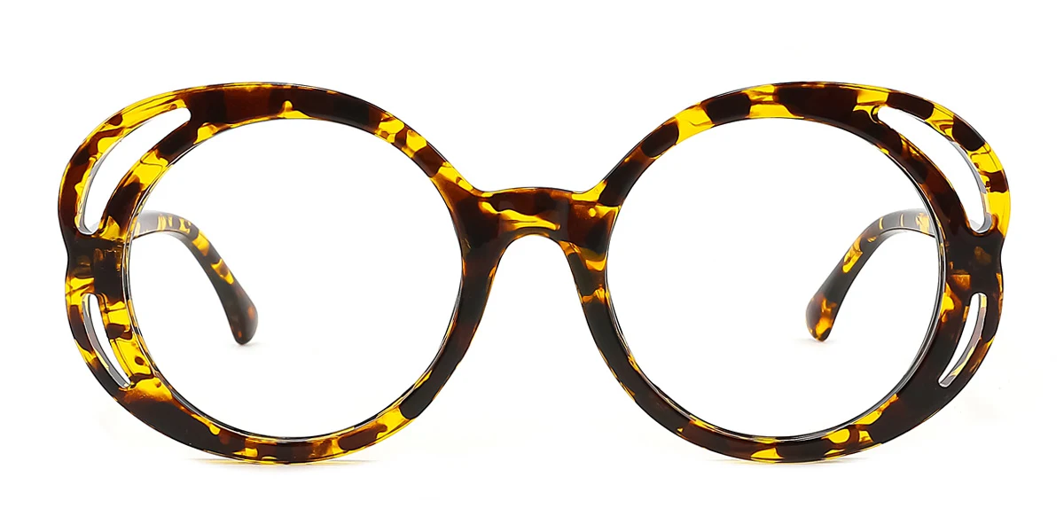 Tortoiseshell Irregular Unique Gorgeous Custom Engraving Eyeglasses | WhereLight