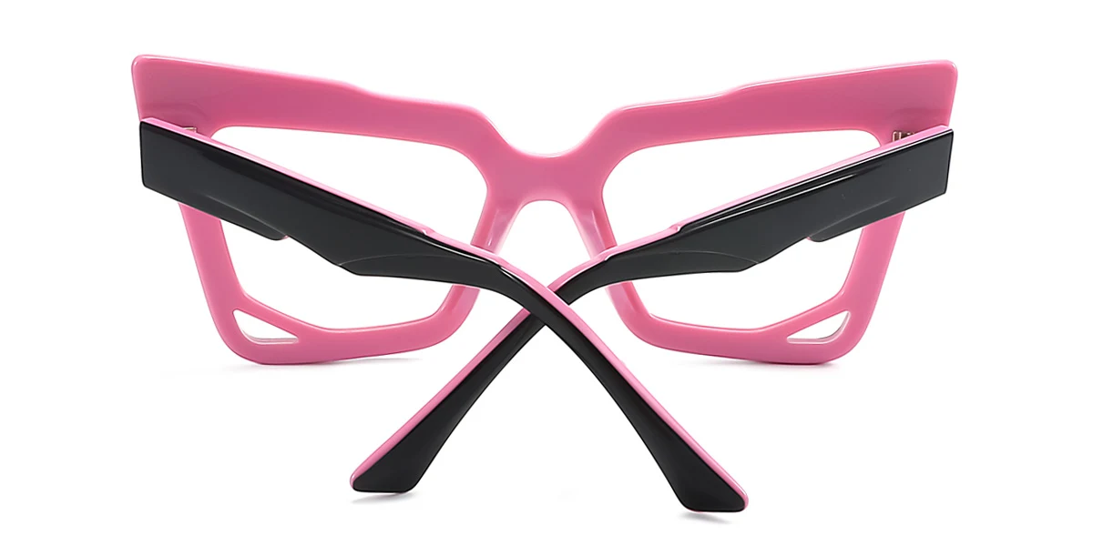 Pink Cateye Unique Custom Engraving Eyeglasses | WhereLight