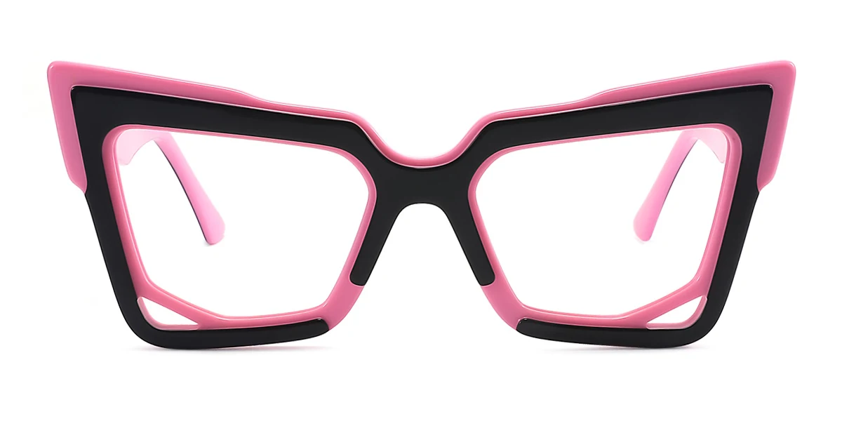 Pink Cateye Unique Custom Engraving Eyeglasses | WhereLight