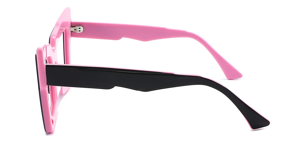 Pink Cateye Unique Custom Engraving Eyeglasses | WhereLight