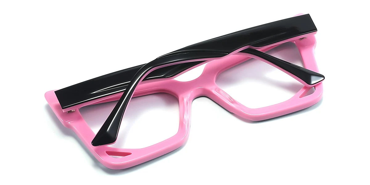 Pink Cateye Unique Custom Engraving Eyeglasses | WhereLight