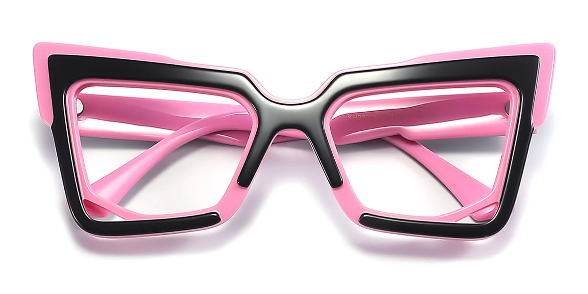 Pink Cateye Unique Custom Engraving Eyeglasses | WhereLight