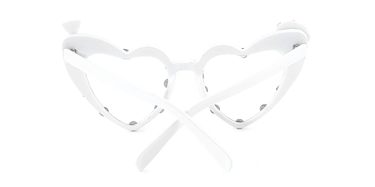 White Heart Gorgeous  Eyeglasses | WhereLight