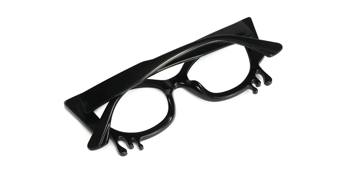 Black Cateye Butterfly Unique Gorgeous  Eyeglasses | WhereLight