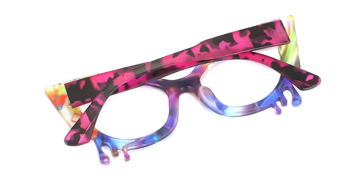 Purple Cateye Butterfly Unique Gorgeous  Eyeglasses | WhereLight