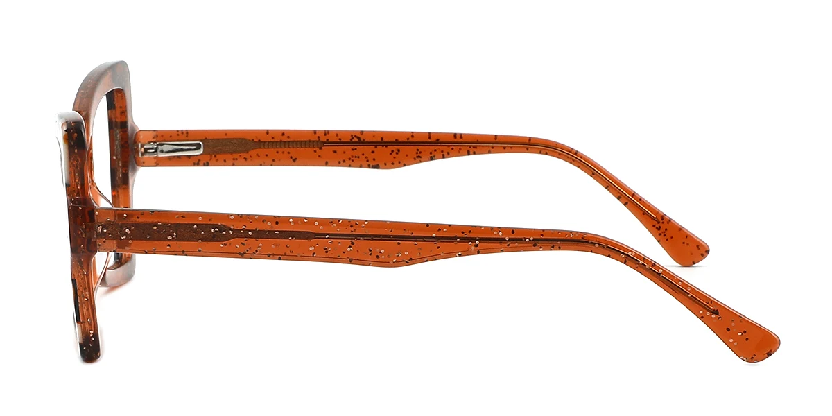 Brown Butterfly Simple Unique Spring Hinges Eyeglasses | WhereLight