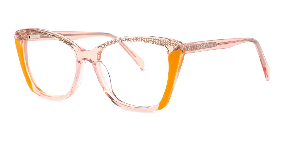 Pink Cateye Gorgeous Spring Hinges Eyeglasses | WhereLight
