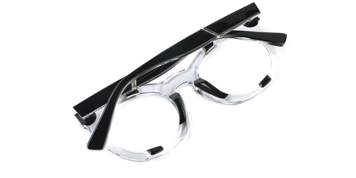 Clear Oval Gorgeous  Eyeglasses | WhereLight
