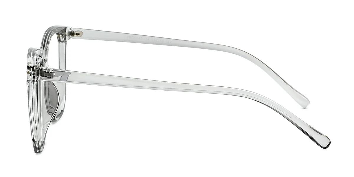 Grey Rectangle Irregular Simple Classic  Eyeglasses | WhereLight