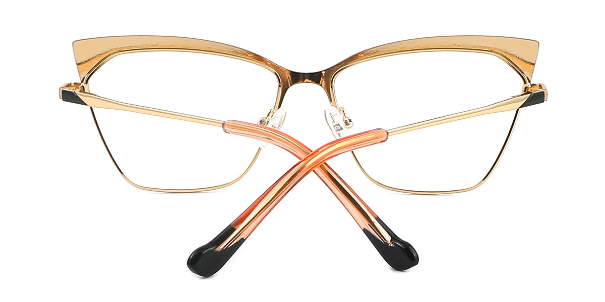 Black Cateye Simple Classic Spring Hinges Eyeglasses | WhereLight