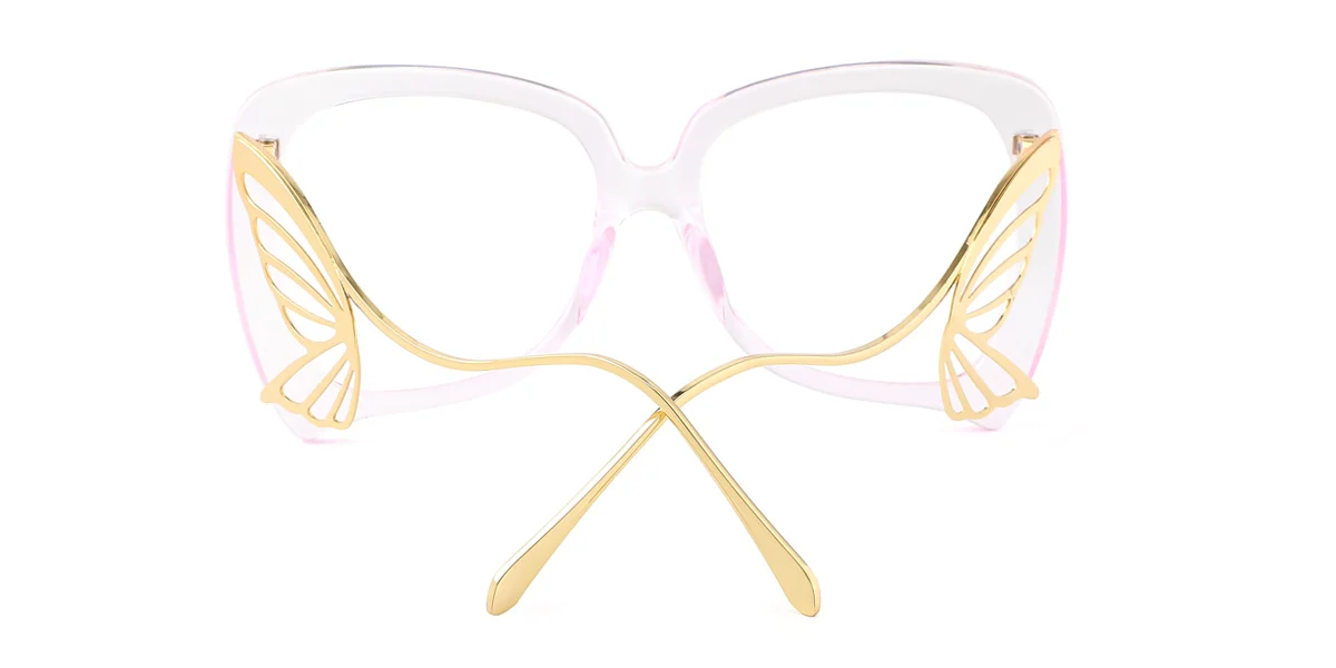 Pink Irregular Gorgeous  Eyeglasses | WhereLight