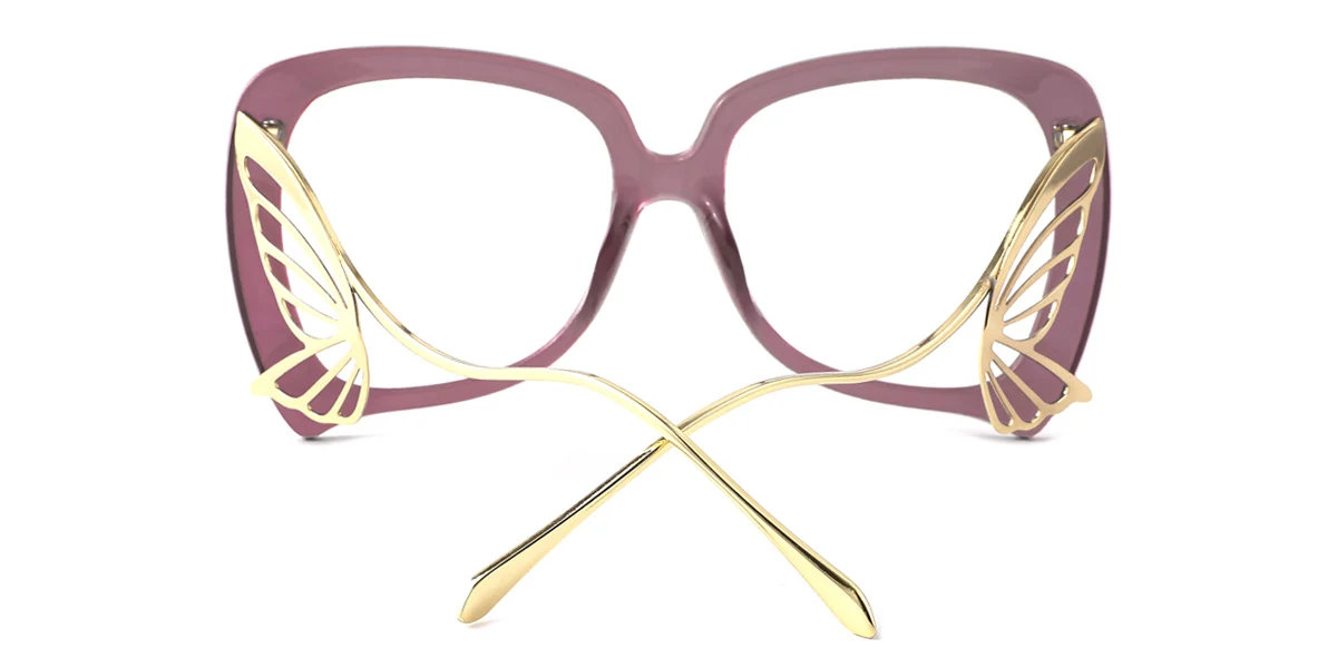 Purple Irregular Gorgeous  Eyeglasses | WhereLight