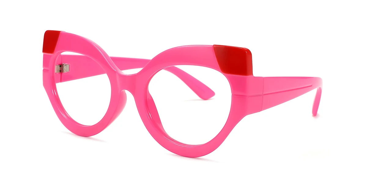 Pink Cateye Unique  Eyeglasses | WhereLight