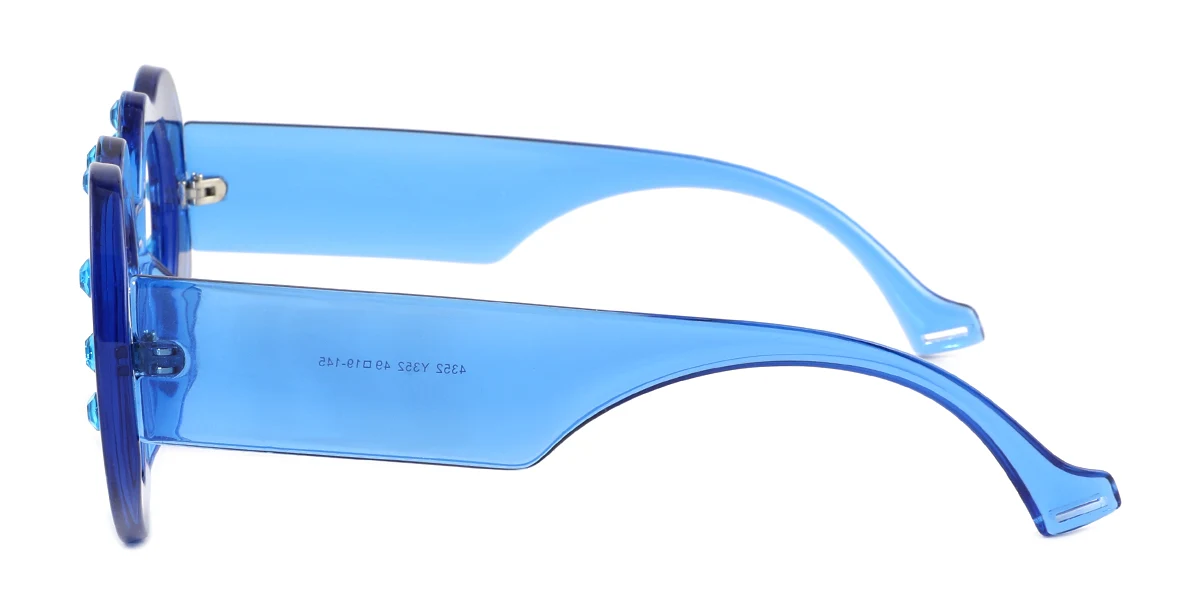 Blue Heart Unique Gorgeous Custom Engraving Eyeglasses | WhereLight