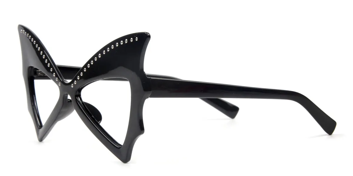 Black Butterfly Unique Gorgeous Custom Engraving Eyeglasses | WhereLight