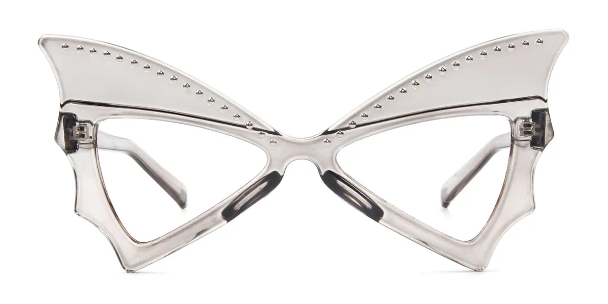 Grey Butterfly Unique Gorgeous Custom Engraving Eyeglasses | WhereLight
