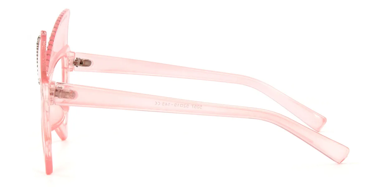 Pink Butterfly Unique Gorgeous Custom Engraving Eyeglasses | WhereLight