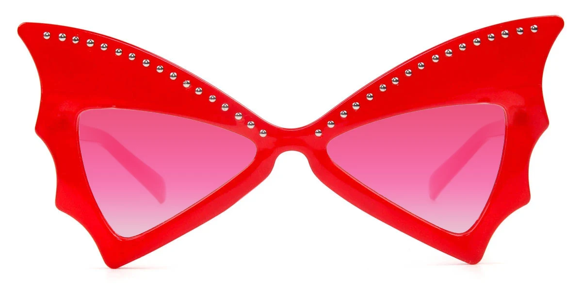 Red Butterfly Unique Gorgeous Custom Engraving Eyeglasses | WhereLight