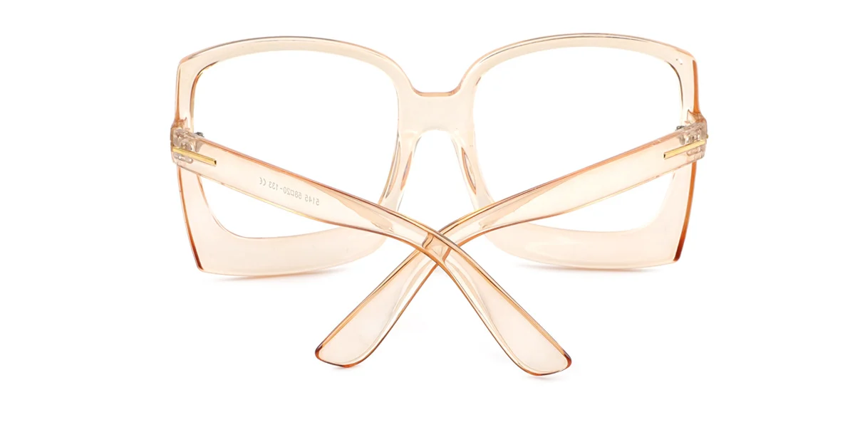 Brown Rectangle Gorgeous  Eyeglasses | WhereLight