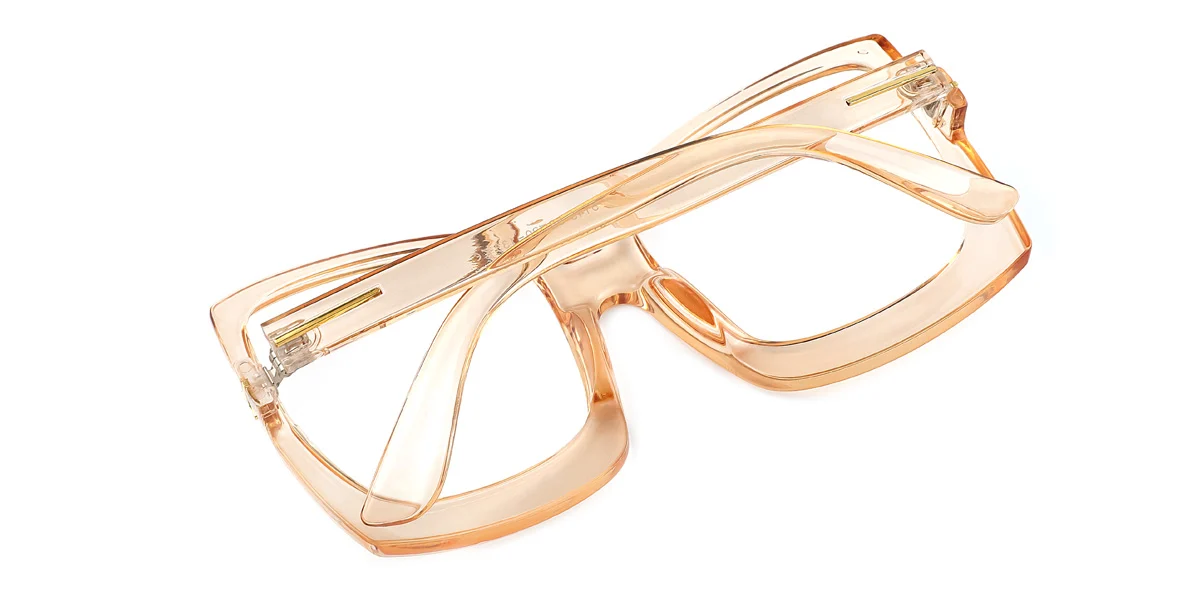 Brown Rectangle Gorgeous  Eyeglasses | WhereLight