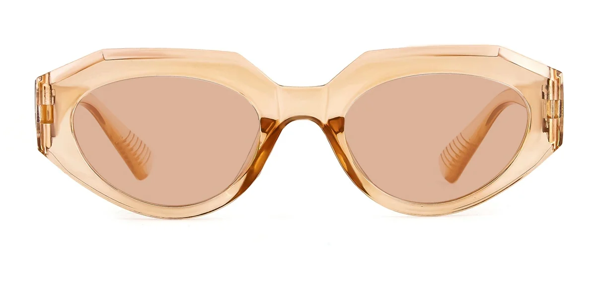 Brown Geometric Unique Custom Engraving Eyeglasses | WhereLight