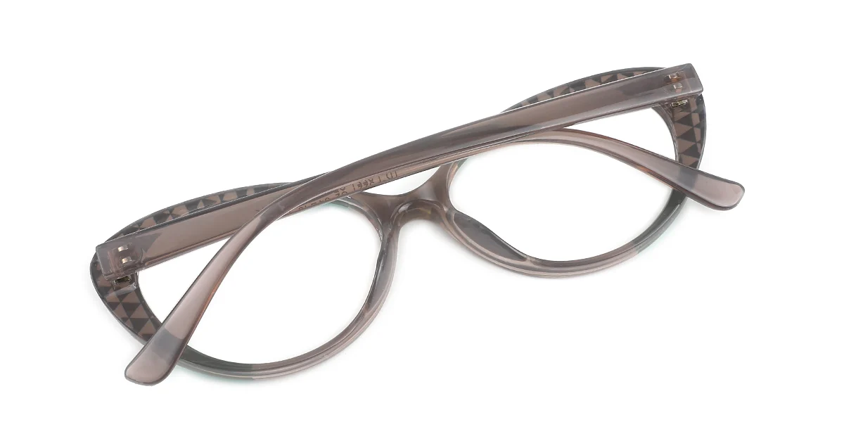 Other Oval Simple Classic Custom Engraving Eyeglasses | WhereLight