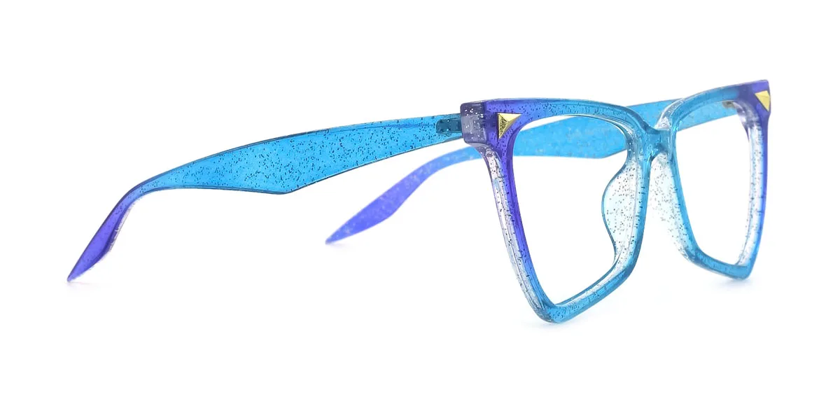 Blue Butterfly Unique Custom Engraving Eyeglasses | WhereLight