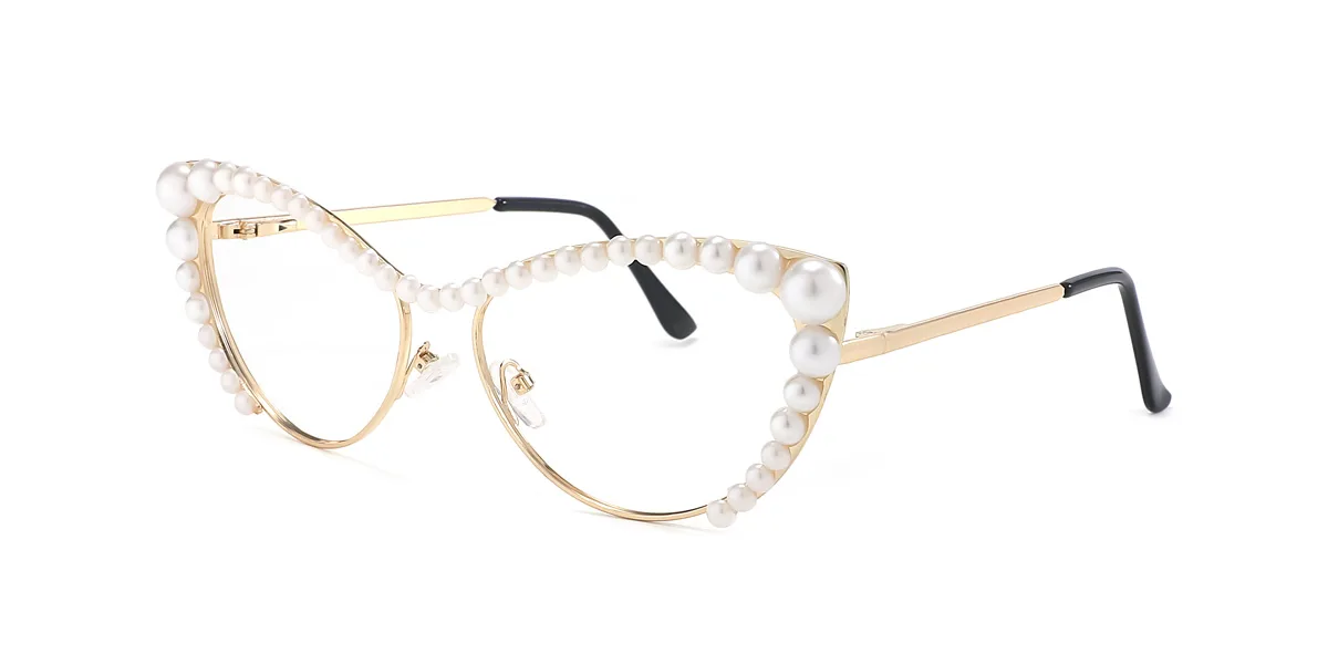 Gold Cateye Gorgeous  Eyeglasses | WhereLight