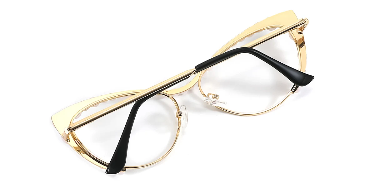 Gold Cateye Gorgeous  Eyeglasses | WhereLight