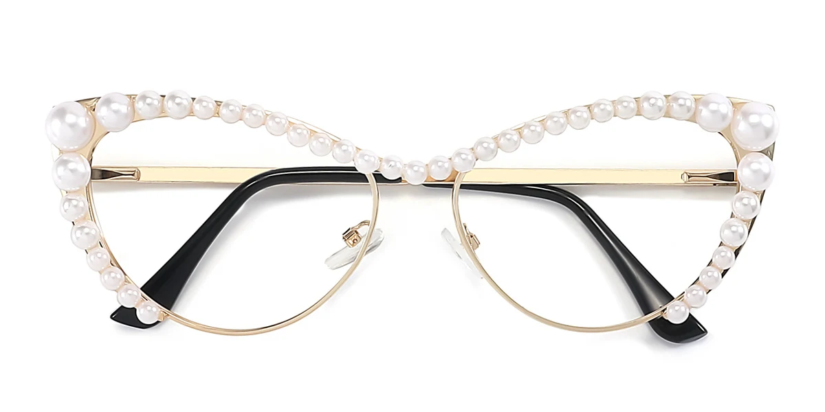 Gold Cateye Gorgeous  Eyeglasses | WhereLight