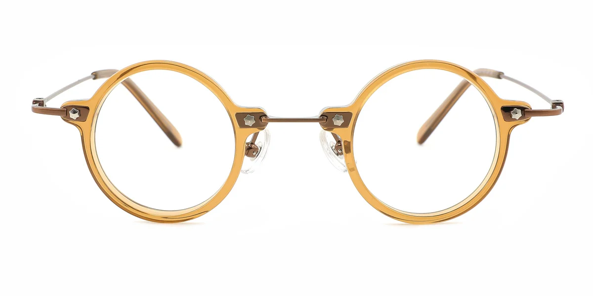 Brown Round Gorgeous  Eyeglasses | WhereLight