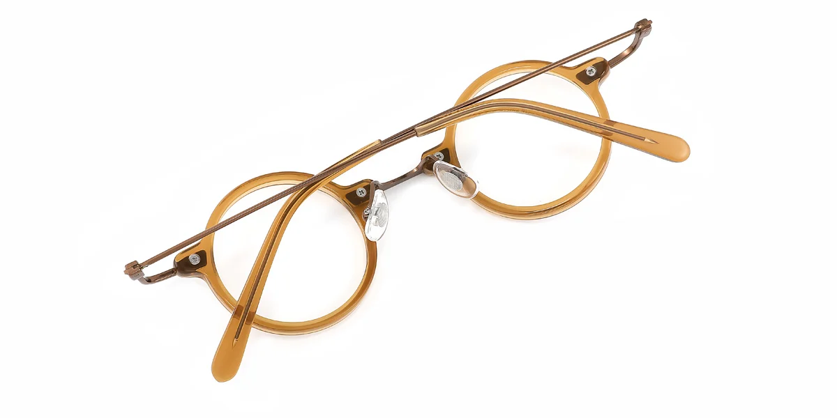 Brown Round Gorgeous  Eyeglasses | WhereLight