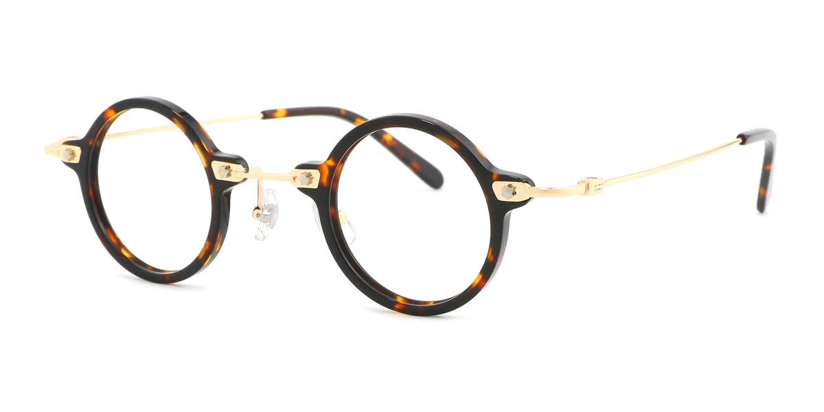 Tortoiseshell Round Gorgeous  Eyeglasses | WhereLight