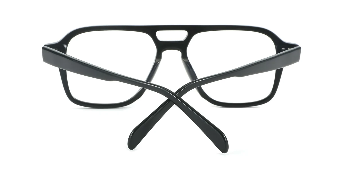 Black Aviator Unique  Eyeglasses | WhereLight