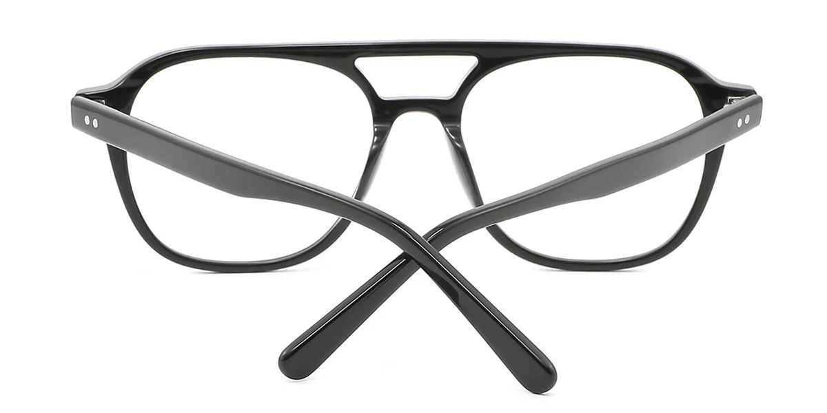Black Aviator Gorgeous  Eyeglasses | WhereLight