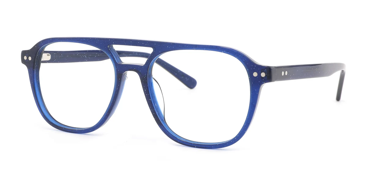 Blue Aviator Gorgeous  Eyeglasses | WhereLight