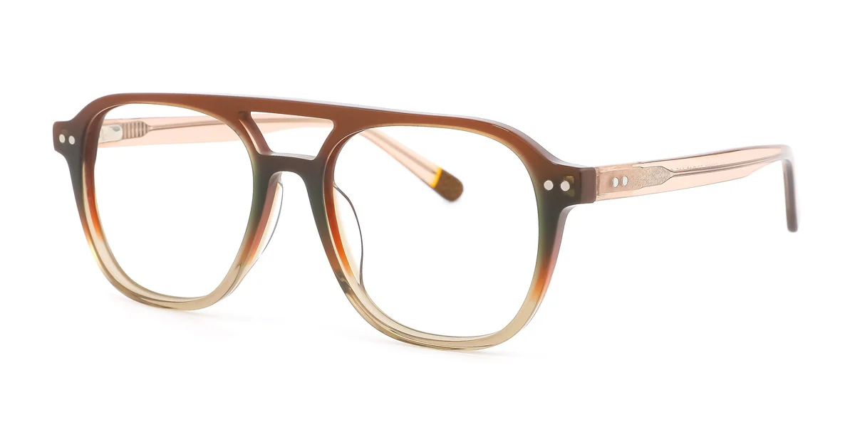 Brown Aviator Gorgeous  Eyeglasses | WhereLight