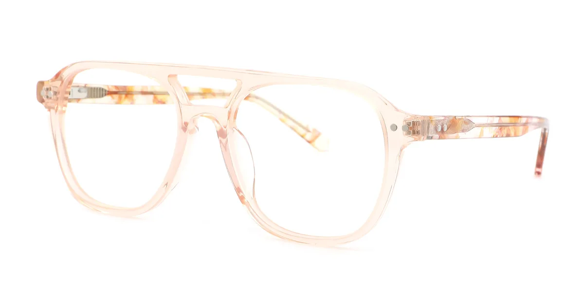 Orange Aviator Gorgeous  Eyeglasses | WhereLight