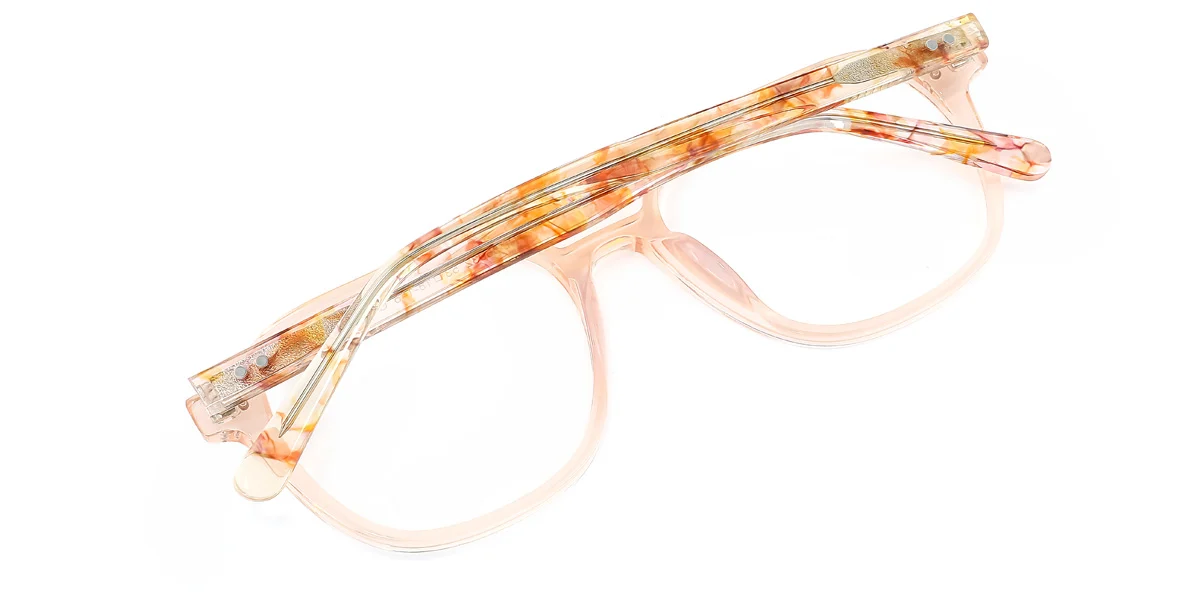 Orange Aviator Gorgeous  Eyeglasses | WhereLight