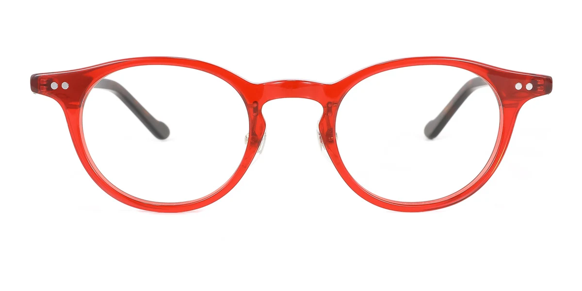 Red Oval Gorgeous  Eyeglasses | WhereLight