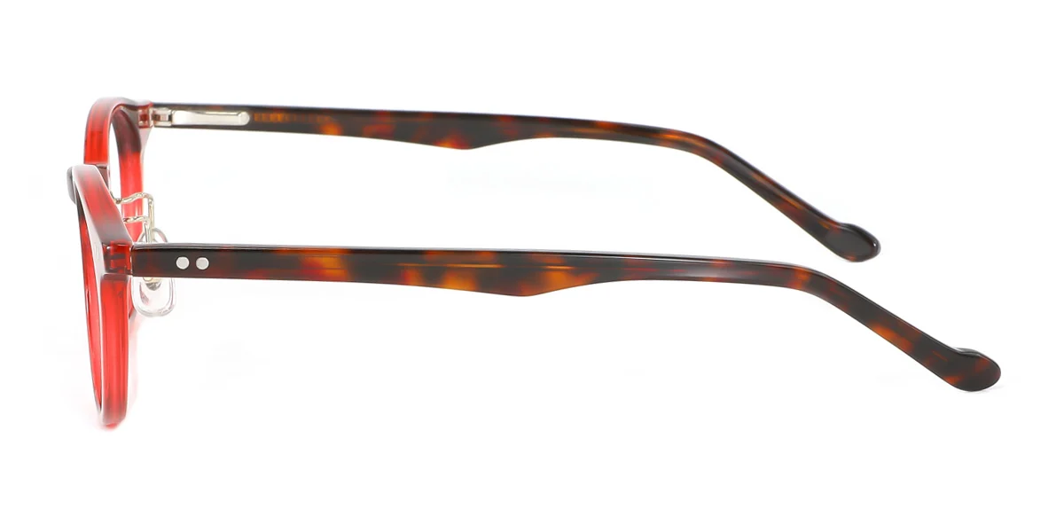 Red Oval Gorgeous  Eyeglasses | WhereLight