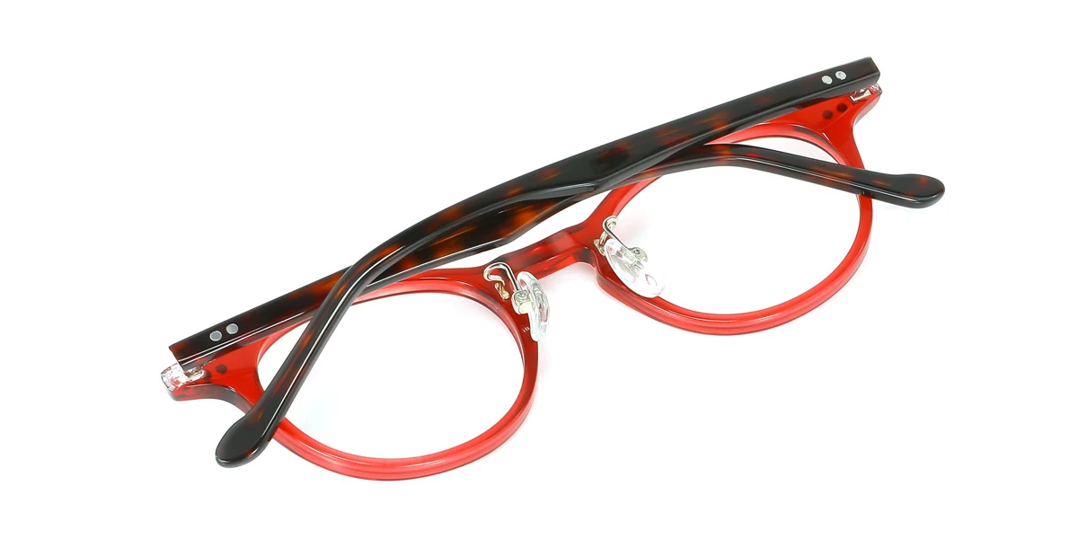 Red Oval Gorgeous  Eyeglasses | WhereLight