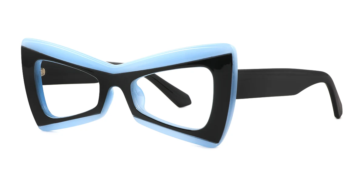 Blue Butterfly Unique Custom Engraving Eyeglasses | WhereLight