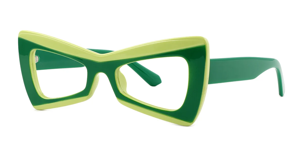 Green Butterfly Unique Custom Engraving Eyeglasses | WhereLight