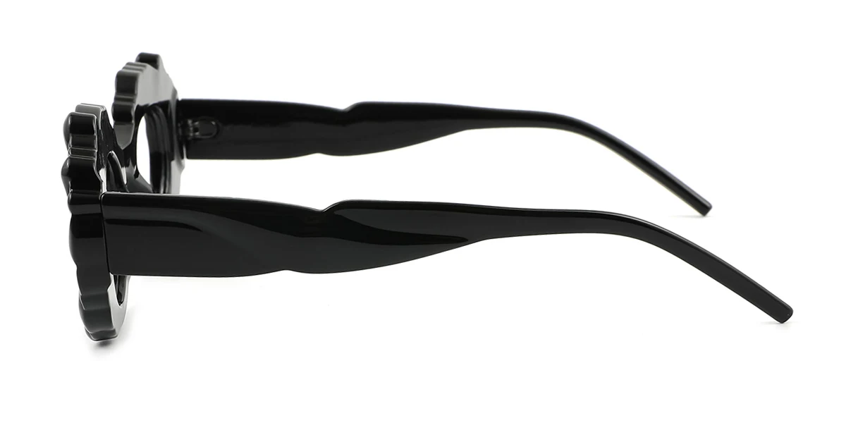 Black Oval Unique Gorgeous  Eyeglasses | WhereLight