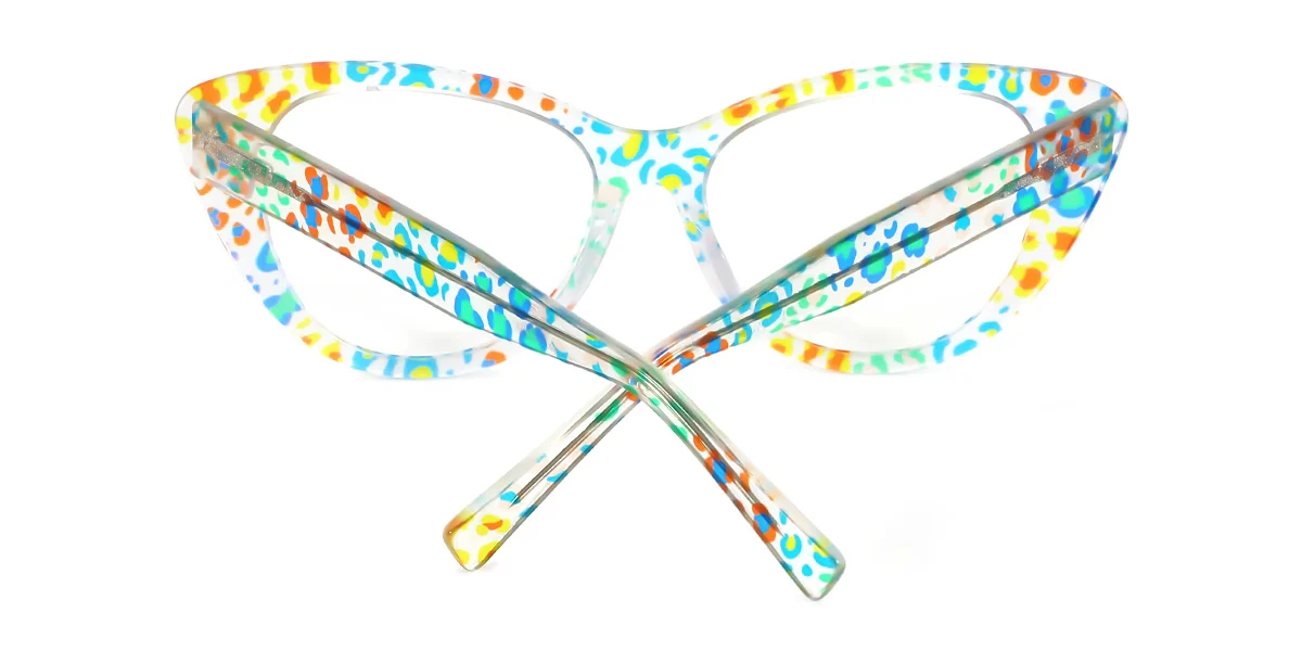 Multicolor Cateye Unique Spring Hinges Eyeglasses | WhereLight